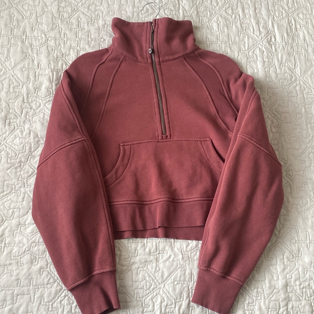 Lululemon Scuba Oversized Funnel-Neck Half Zip